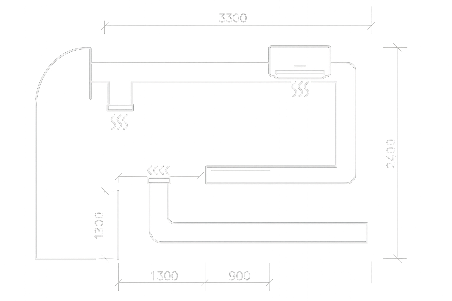 HVAC technician servicing air conditioner
